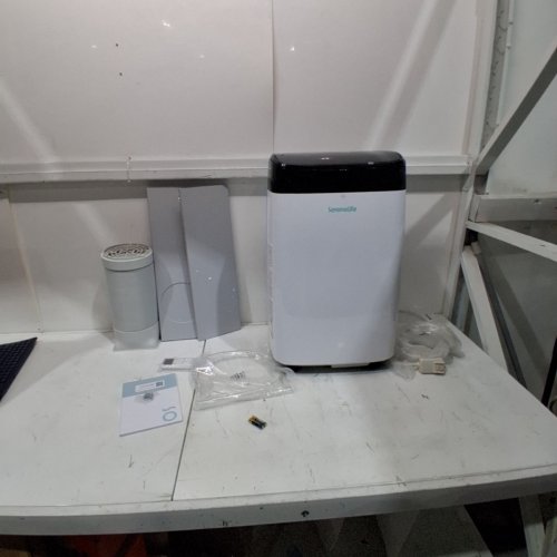 SERENELIFE PORTABLE AIR CONDITIONER WITH BUILT IN DEHUMIDIFIER AND REMOTE, 8000BTU SACC - 115 V - WHITE (MODEL: SLPAC8) image 3