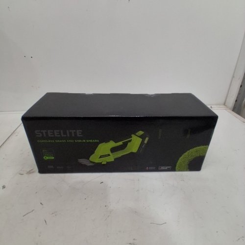 STEELITE HEDGE TRIMMER CORDLESS, HANDHELD SHRUB & BUSH TRIMMER WITH TWO BATTRIES - GREEN/BLACK - (MODEL:DG620-1) image 2