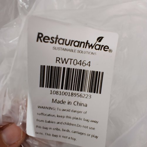 RESTAURANTWARE CLEAN BY RW ATTACHABLE SLIM TRASH BIN - 22" X 12" - BLACK (MODEL: RWT0464) image 4