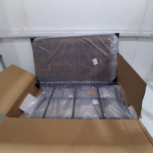URBAN DECO FISH TANK STAND WITH POWER OUTLETS - *STAND ONLY* - 660LBS MAX/CAP - 18.5" X 36.6" X 30" - BLACK/BROWN (MODEL: UD-551DCZYGJ40GA) image 2