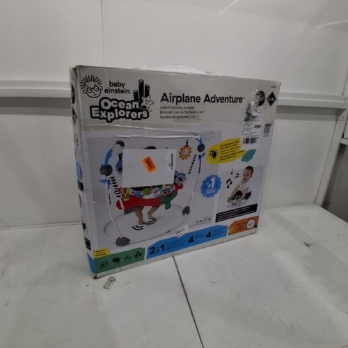BABY EINSTEIN OCEAN EXPLORERS AIRPLANE ADVENTURE ACTIVITY JUMPER - 6M+ - MULTICOLOUR (MODEL: 11710) image 6