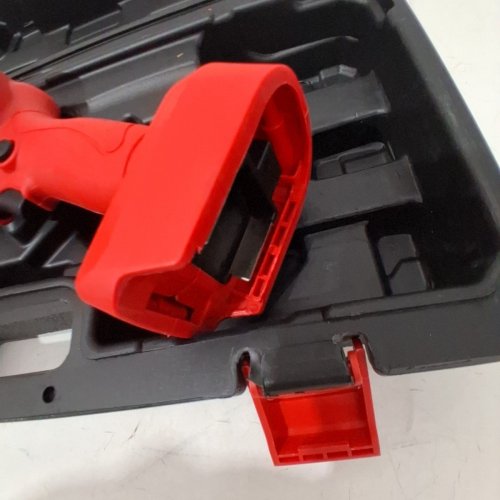 *TOOL ONLY* MINI CORDLESS CHAINSAW WITH BATTERY - 4" 21V - BLACK/RED image 4
