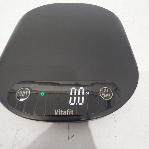 VITAFIT LARGE CAPACITY KITCHEN SCALE - 33LBS CAPACITY - BLACK image 2