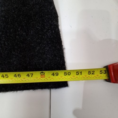 NON-SLIP HALLWAY CARPET RUNNER - 24" X 50" - BLACK image 2