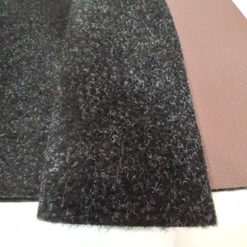 NON-SLIP HALLWAY CARPET RUNNER - 24" X 50" - BLACK image 4