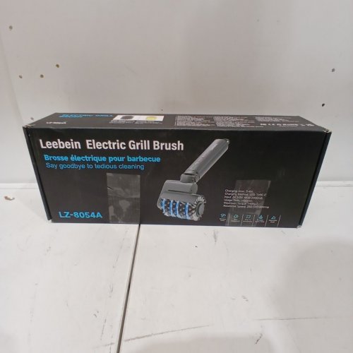 LEEBEIN ELECTRIC RECHARGABLE GRILL CLEANER BRUSH WITH 3 HEAD OPTIONS - BLACK (MODEL: LZ-8054A) image 5