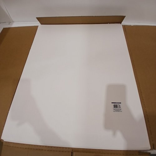 24PK MERANGUE BRISTOL POSTER BOARD - 22" X 28" - WHITE image 2