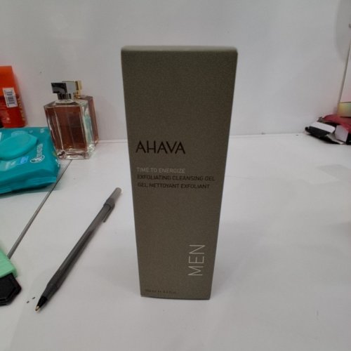 MENS AHAVA TIME TO ENERGIZE EXFOLIATING CLEANSING GEL - 100 ML image 4
