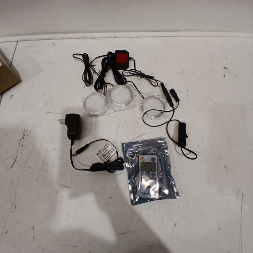 3PK AIBOO LED LINKABLE UNDER THE CABINET LIGHT SET WITH REMOTE - WHITE image 3