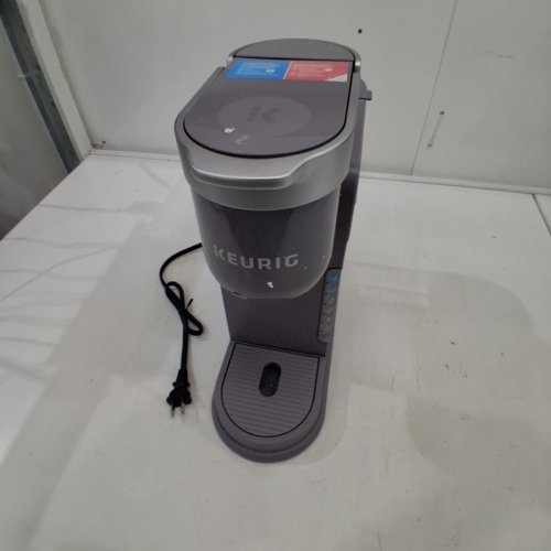 KEURIG K-SLIM + ICED K-ICED SINGLE SERVE COFFEE MAKER - ICE GREY (MODEL: K26F) image 3
