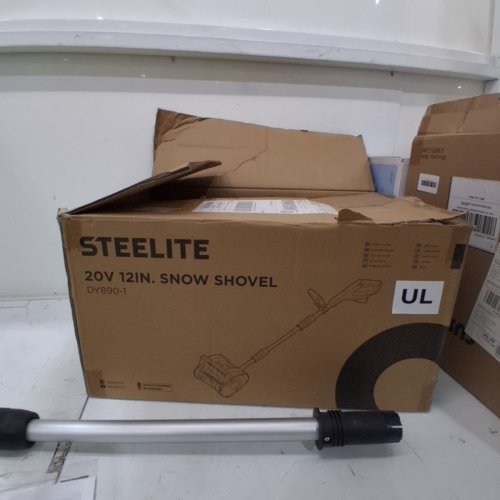 STEELITE CORDLESS SNOW SHOVEL WITH QUICK CHARGER AND DIRECTIONAL PLATE - 21V - 12" - GREEN / BLACK (MODEL: DY890-1) image 5