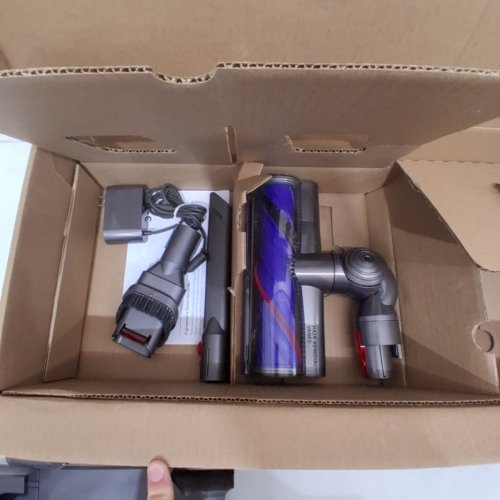 DYSON V8 PLUS RECHARGEABLE HANDHELD STICK VACUUM CLEANER WITH ATTACHMENTS - DARK GREY/PURPLE (MODEL: SV10) image 5