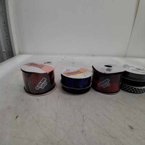 13 OFFRAY ASSORTED DECORATIVE RIBBON SPOOLS - VARIOUS SIZES - MULTICOLOR image 3