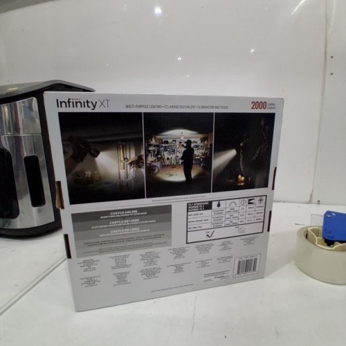 2PK INFINITY X1 RECHARGEABLE FLASHLIGHT - 2000 LUMEN - BLACK (MODEL: 2006753) image 3