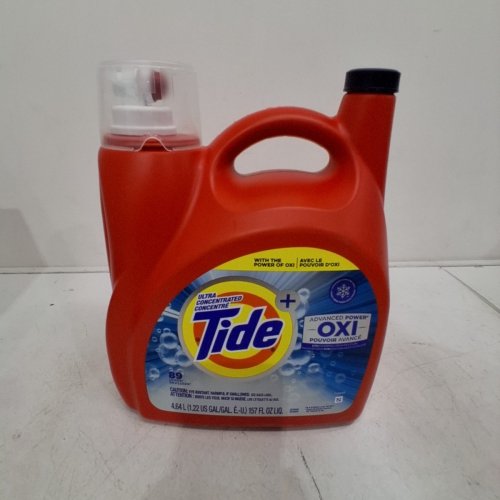 TIDE+ OXI ADVANCED POWER ULTRA CONCENTRATED LIQUID LAUNDRY DETERGENT - 4.64L image 2