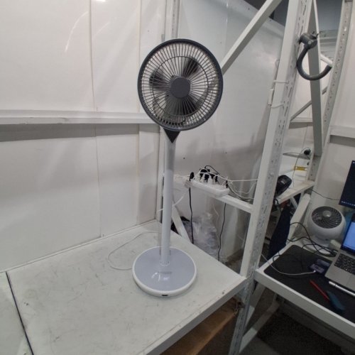 WOOZOO 360° PEDESTAL 12-SPEED AIR CIRCULATOR - ADJUSTABLE HEIGHT 21" TO 40" - WHITE (MODEL: STF-360DC/1747373) image 4