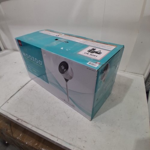 WOOZOO 360° PEDESTAL 12-SPEED AIR CIRCULATOR - ADJUSTABLE HEIGHT 21" TO 40" - WHITE (MODEL: STF-360DC/1747373) image 6