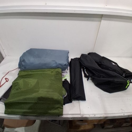 AGLORY WATERPROOF CAMPING TENT WITH RAINFLY AND MESH WINDOWS - 2 PERSON - GREEN - (MODEL: G-2P-GREEN) image 2