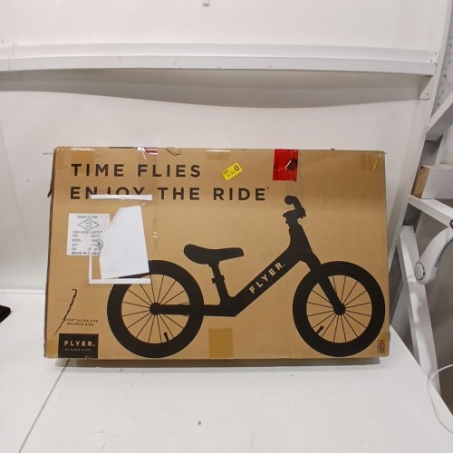 KIDS FLYER ULTRA LITE BALANCE BIKE - 60LB MAX - RED/BLACK - (MODEL: 804BK) image 4