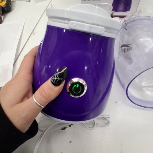 OSENJIE PROFESSIONAL FACE CLEANING NASAL MASK AND FACIAL STEAMER SAUNA - PURPLE (MODEL: BY1078) image 2