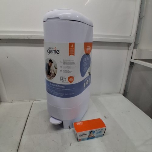PLAYTEX DIAPER GENIE SIGNATURE PLATINUM DIAPER PAIL - 27" - WHITE (MODEL: I000814) image 2