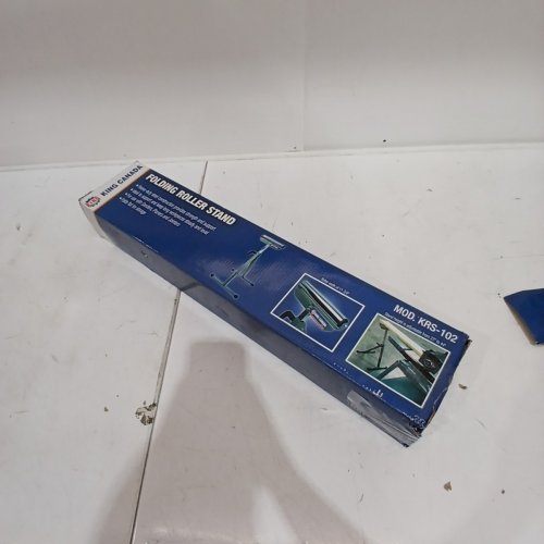 KING CANADA FOLDING ROLLER STAND - 27" - 44" - SILVER (MODEL: KRS-102) image 5