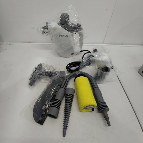 TICYACK HANDHELD STEAM CLEANER WITH ACCESSORIES & SAFETY LOCK - WHITE (MODEL: EM-316) image 2