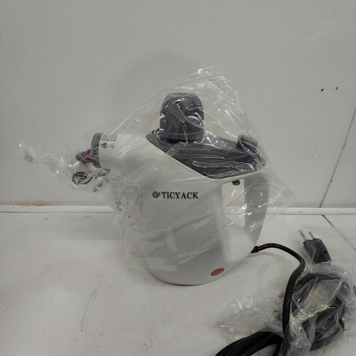 TICYACK HANDHELD STEAM CLEANER WITH ACCESSORIES & SAFETY LOCK - WHITE (MODEL: EM-316) image 3