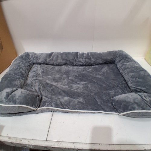 EHEYCIGA MEMORY FOAM ORTHOPEDIC MEDIUM PET BED - 35" X 22" - GREY (MODEL: FOAMDOGBED03MP-CA) image 3