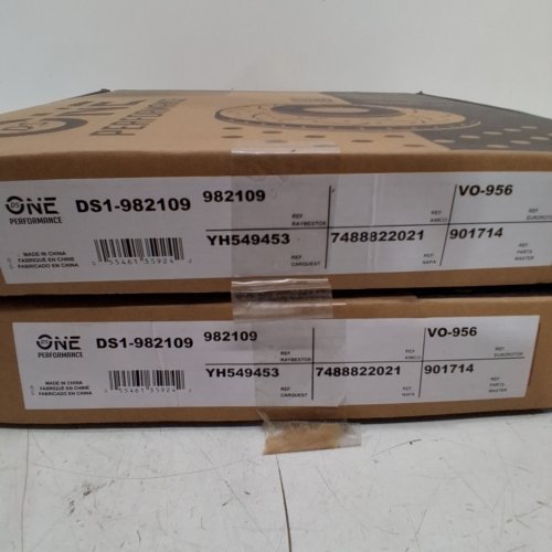 2PK DS-ONE REAR DISC BRAKE ROTOR FOR SELECT 2016-2025 VOLVO VEHICLES (MODEL: DSI-982109) image 5