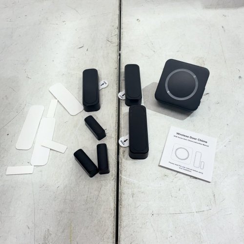WIRELESS DOOR CHIME WITH 3 RECIEVING SENSORS - 700FT RANGE - BLACK image 3