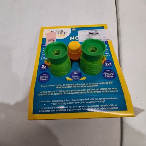 KID'S NATIONAL GEOGRAPHIC BEAR'NOCULARS/BINOCULARS - 3X ZOOM - BROWN / GREEN image 3