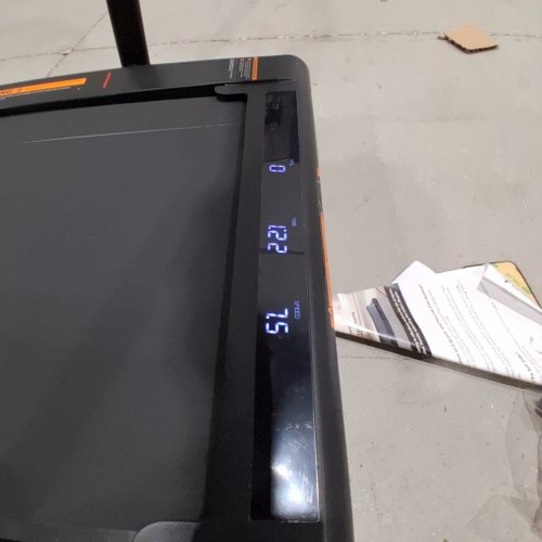 SPERAX P3PRO WALKING VIBRATION APP COMPATIBLE TREADMILL WITH REMOTE - 265LBS MAX - BLACK/ORANGE (MODEL: P3 PRO-CA) image 2