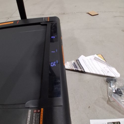 SPERAX P3PRO WALKING VIBRATION APP COMPATIBLE TREADMILL WITH REMOTE - 265LBS MAX - BLACK/ORANGE (MODEL: P3 PRO-CA) image 3