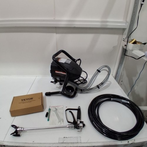 ELECTRIC HIGH PRESSURE AIRLESS PAINT SPRAYER WITH EXTENSION ROD AND STAND - 650W - 3000PSI - BLACK (MODEL:RP8626) image 2