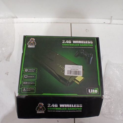3PC RETRO GAME CONSOLE 2.4GHZ WIRELESS CONTROLLERS - BLACK image 2