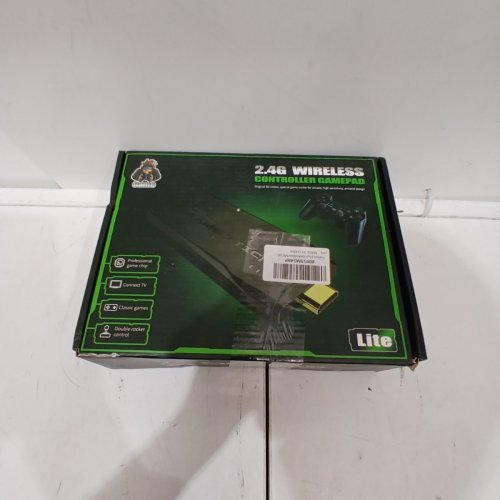 3PC RETRO GAME CONSOLE 2.4GHZ WIRELESS CONTROLLERS - BLACK image 4