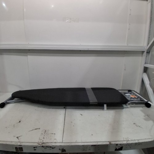 PETIARKIT FOLDABLE LARGE IRON BOARD WITH STEAM IRON REST AND HEAT RESISTANT COVER - 12" X 36" - BLACK image 2