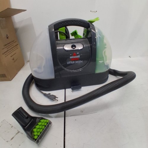 BISSELL LITTLE GREEN PORTABLE CARPET & UPHOLSTERY CLEANER - 48OZ TANK - GREEN/BLACK (MODEL: 14006) image 3