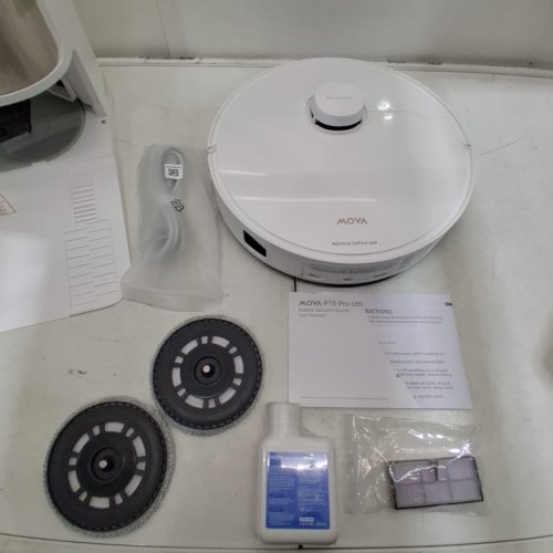 MOVA P10 PRO ULTRA GEN 2 ROBOT VACUUM AND MOP - 26000PA SUCTION, 100°C HOT WATER AUTO MOP WASHING, 1-HOUR HOT AIR DRYING, ALL-IN-ONE DOCK - WHITE - (MODEL: RLP55SE) image 19