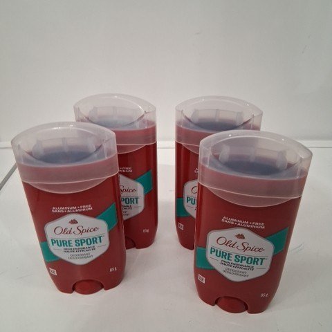 4PK OLD SPICE PURE SPORT HIGH ENDURANCE MENS DEODORANT - 85G EACH image 2