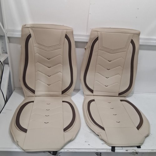 CTDS FRONT SEATS LUXURY NAPPA LEATHER CAR SEAT COVER SET FOR HONDA CIVIC 2000-2026 (MODEL: CTDS-001-2620) image 3