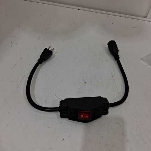 JOINFWORLD WATERPROOF INLINE CORD SWITCH - 2FT - BLACK (MODEL: KCD5-308W1) image 3