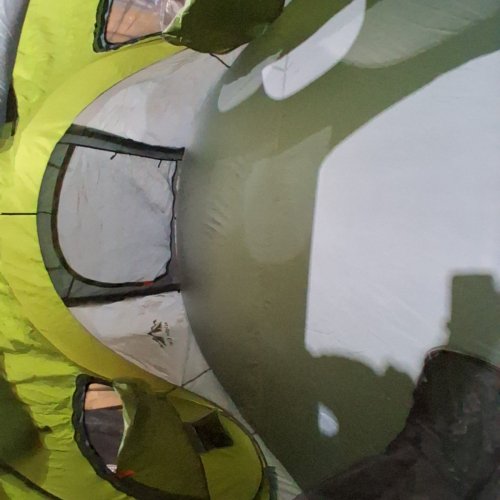 NIGHT CAT FOLDABLE POP UP TENT - 2-4 PERSONS - GREEN/GREY image 3