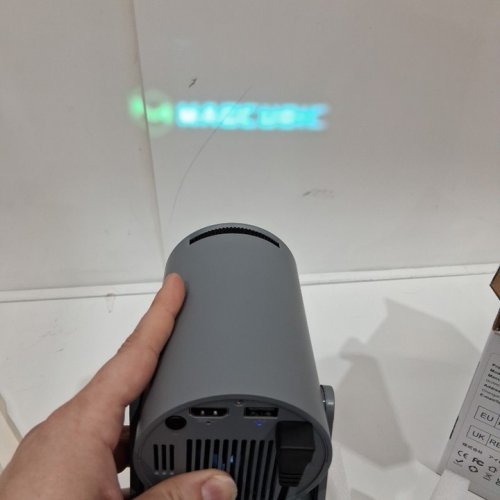 MAGCUBIC PORTABLE SMART PROJECTOR WITH BUILT IN SPEAKER, BLUETOOTH, WIFI, & AUTO KEYSTONE CORRECTION - GREY (MODEL: HY300PRO) image 2