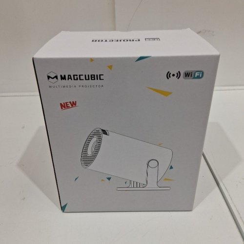 MAGCUBIC PORTABLE SMART PROJECTOR WITH BUILT IN SPEAKER, BLUETOOTH, WIFI, & AUTO KEYSTONE CORRECTION - GREY (MODEL: HY300PRO) image 5