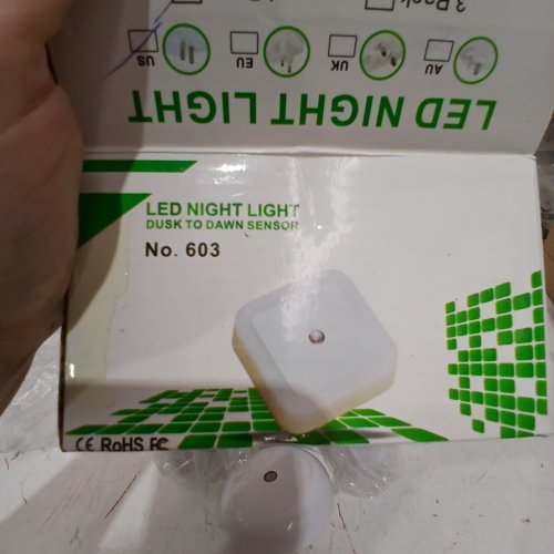 4PK LED NIGHT LIGHT - WHITE (ITEM: NO. 603) image 3