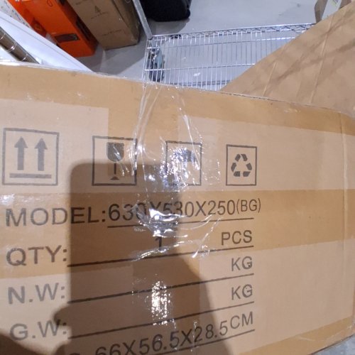 LARGE PLASTIC STORAGE BOX - WHITE (MODEL: 630 X 530X250(BG)) image 2