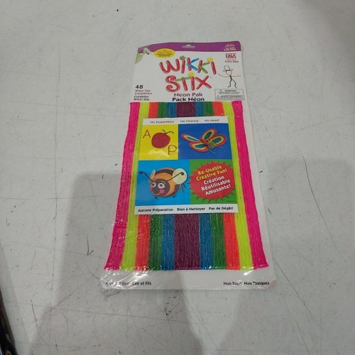 48PK WIKKI STIX WAX CRAFT STICKS - ASSORTED NEON COLORS image 2