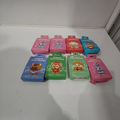 8 ASSORTED ANIMAL MINI-BLOCK BUILDING SETS SETS - ASSORTED STYLES image 3
